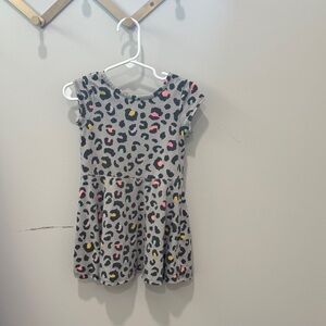 Cat & Jack Gray Leopard Print Dress